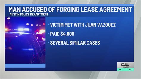 Man accused of forgery after stealing $4K, forging 'fake lease contract'